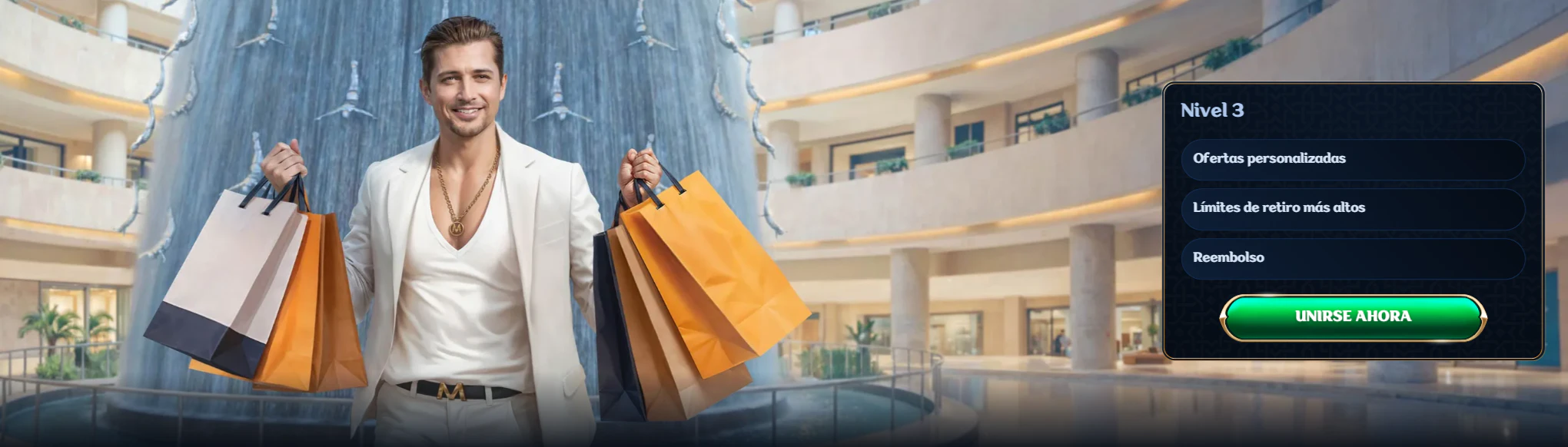 Millioner Casino programa VIP con niveles y cashback